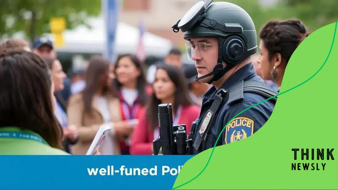 How budget decisions affect law enforcement effectiveness