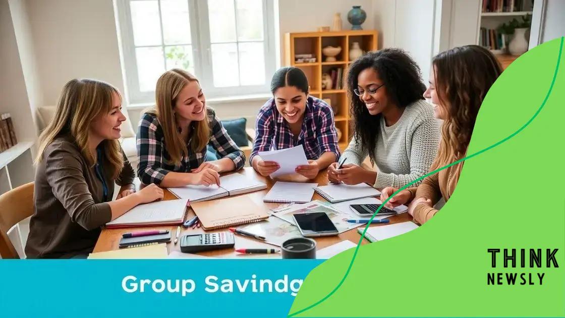 How to start a group savings plan