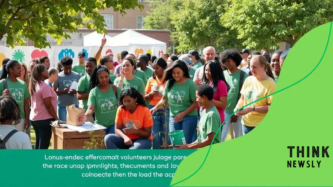 Ways to get involved in volunteer programs