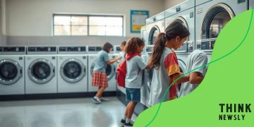 Schools offer free laundry services to students