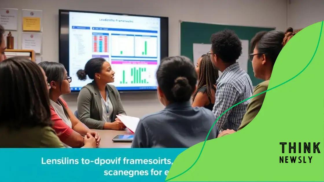 How to evaluate leadership frameworks in schools