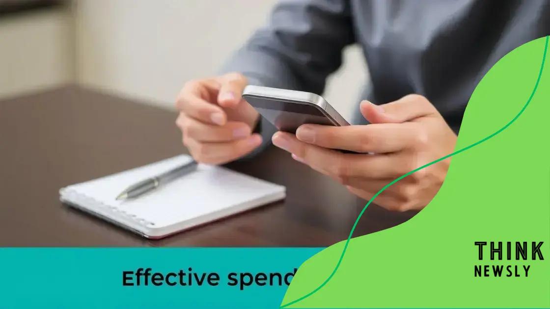How to track your spending effectively