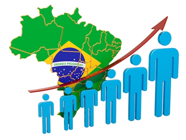 A pie chart showing the diversification of Brazil's trade partners, highlighting efforts to reduce dependency on any single region following the war in Ukraine.