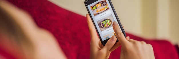 A person using a mobile app to access a service, like ordering food or booking a ride. The image focuses on the interaction between the individual and the digital interface, highlighting the convenience and efficiency of modern service delivery through technology. Bright and inviting visual.