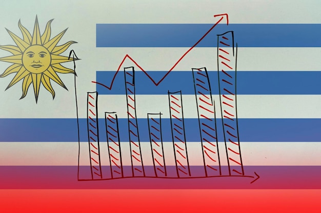 A graph depicting the historical trend of minimum wage increases in Brazil over the past 10 years, showing both nominal and real values, with annotations highlighting key economic events that influenced these changes.