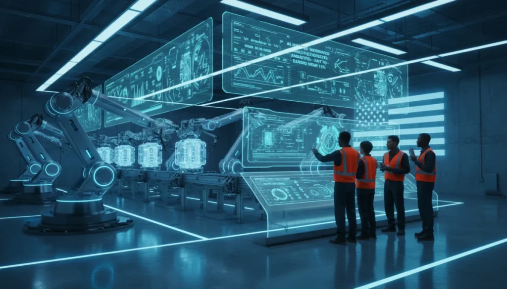 AI Predictive Maintenance: Boosting US Manufacturing by 15% in 2026