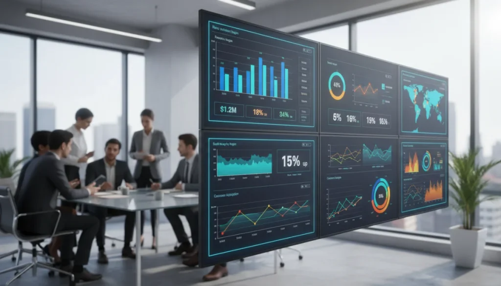 BI Dashboards: 360-Degree View, 20% Faster Decisions