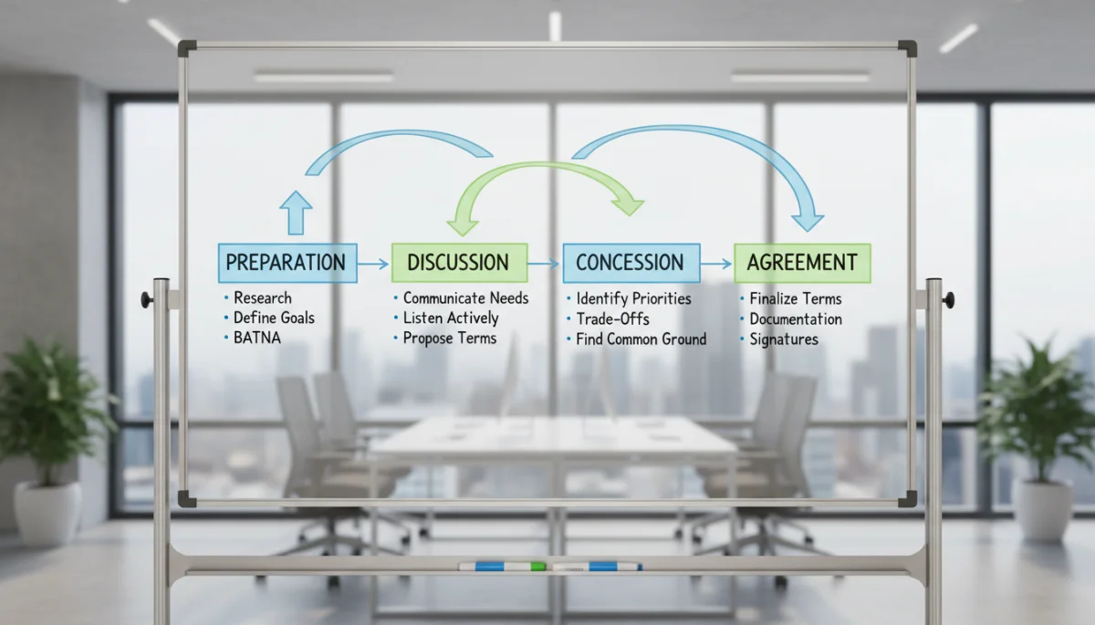 Contract negotiation process flowchart