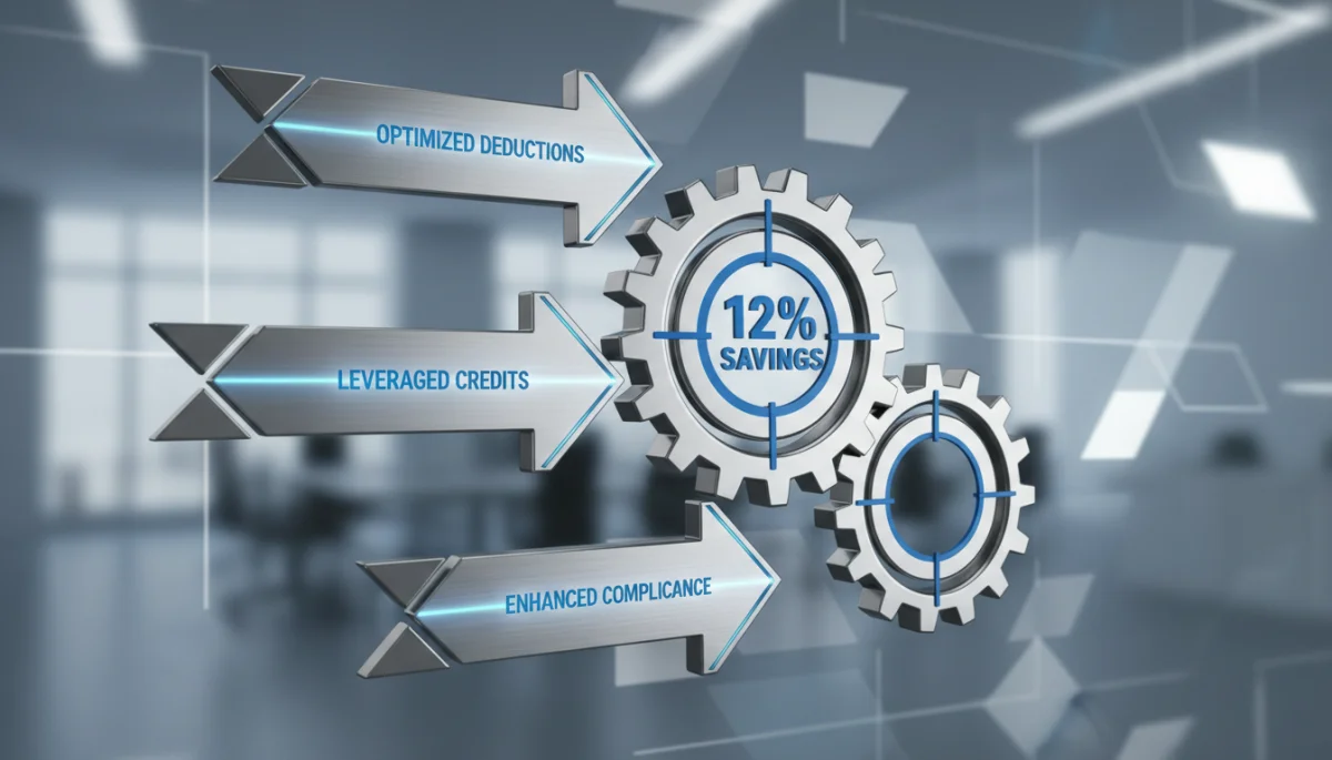 Visualizing three core strategies for small business tax savings