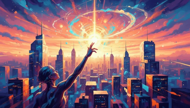 Abstract visual of a person reaching for a light, representing unlocking potential for US residents in 2026.